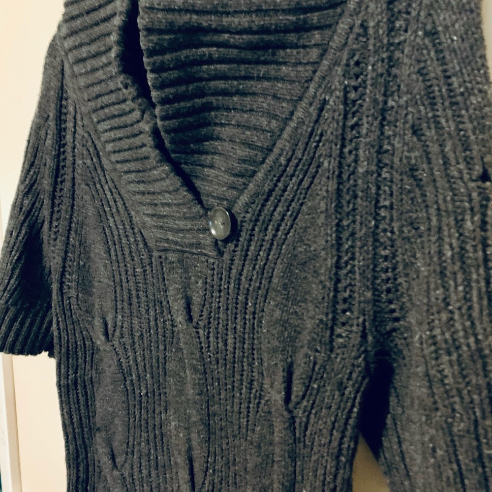 DKNY long cotton/alpaca top